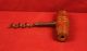 19th Century Antique Wood And Iron Corkscrew Metalware photo 2
