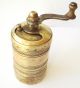 Old Vintage Mini Brass Pepper Mill / 728 Metalware photo 1