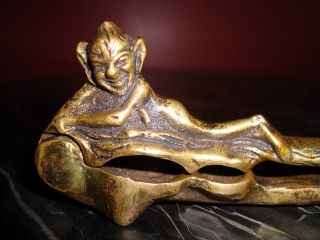 Brass Nut Cracker (nutcracker) Imp,  Vintage,  Collectable,  Antique photo