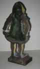 Antique Girl Holding Dress Bradley & Hubbard Cast Iron Doorstop Rare Style Metalware photo 5
