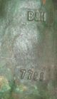 Antique Girl Holding Dress Bradley & Hubbard Cast Iron Doorstop Rare Style Metalware photo 7