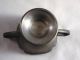 Vintage Homestead Pewter Creamer Sugar With Tray Metalware photo 11
