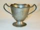 Vintage Homestead Pewter Creamer Sugar With Tray Metalware photo 6