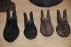 Antique Cast Iron Shoe Repair Tools - 2 Pedestals And 9 Attachments Metalware photo 3