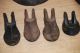 Antique Cast Iron Shoe Repair Tools - 2 Pedestals And 9 Attachments Metalware photo 4