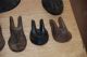 Antique Cast Iron Shoe Repair Tools - 2 Pedestals And 9 Attachments Metalware photo 5
