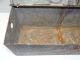 Antique Old Metal Homemade Welded Carpenters & Plumbers Rustic Toolbox Container Metalware photo 2