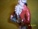 Early French Porcelain Figurine Of Gentleman In Red Coat,  Crown ' N ' Mark Figurines photo 7
