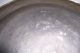 Antique Large English Pewter Charger Tray Plate Early 1800 ' S Metalware photo 2
