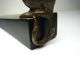 Brass Figurine Mouse Doorstop Brass & Wood Wedge/shimp Metalware photo 11