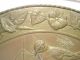 19th Century Brass Plaque Birds And Morning Glories Metalware photo 2