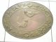 19th Century Brass Plaque Birds And Morning Glories Metalware photo 3