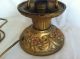 Antique Cast Iron Enamel Boudoir Table Electric Lamp Light Leviton Lamps photo 3