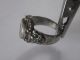 Uncleaned Medieval Serbian Silver Knights/crusader Ring With Stylized Griffin Roman photo 4