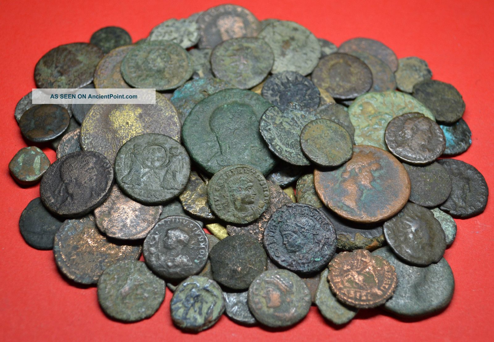 Huge Collection Of 78 Roman Coins.  Excellent Quality Lot Grades 300g. Roman photo