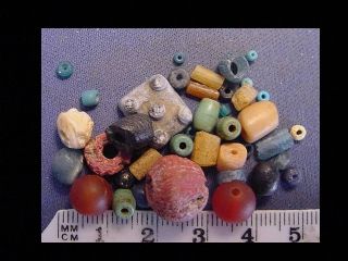 30 + Roman Beads Circa 100 - 400 A.  D. photo