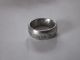 Pre - Victorian Silver Lawyer ' S Band Ring 