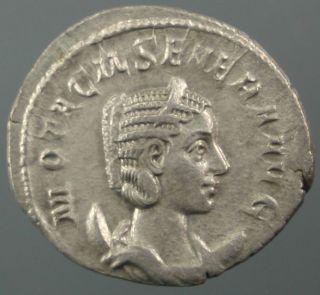 Otacilia Severa,  Wife Of Philip I,  Concordia,  Patera,  Minted Rome,  245 - 247 A.  D. photo