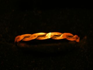 Ancient Roman / ' Celtic ' Copper Ring photo