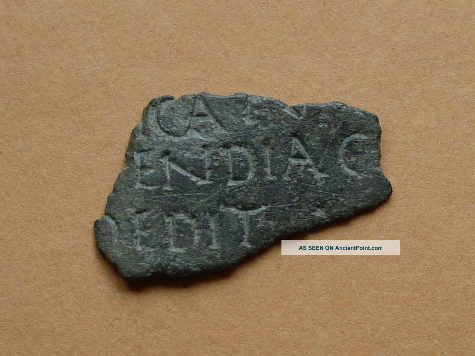 Rare Roman Military Diploma Fragment - Uk Find Roman photo