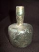 Stunning Undamaged Iridescent Ancient Roman Glass Flask Bottle 2ndc Ad Roman photo 2