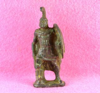 Roman Bronze Figurine Of Soldier photo
