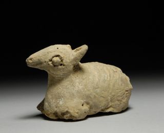 Ancient Chinese Tang / Yuan Dynasty Zodiac Animal Sheep / Goat Figure 1300 A.  D. photo