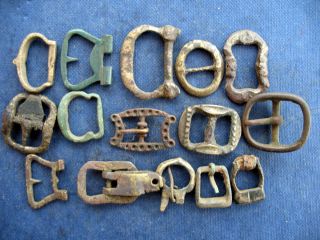 Buckles,  Medieval And Post Medieval X 15 photo