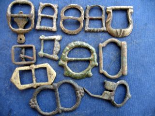 Buckles,  Medieval And Post Medieval X 12 photo