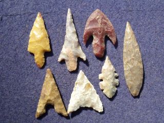 7 Sahara Neolithic Points And Tools photo