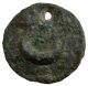 Tessera Bronze Amulet Roma 12mm/0.  80g M - 249 Roman photo 1