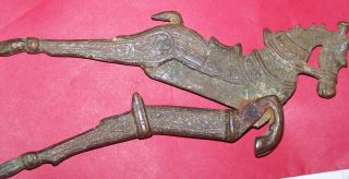 Metal Detecting Find - Bronze Old Cigar Cutter?betel Cutters From Burma?no Idea? photo