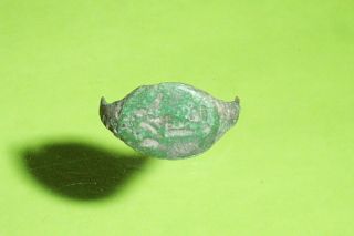 Ancient Roman Stamp Ring Stamping Seal Tool Greek Mythology Old Artifact Antique photo