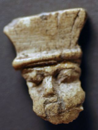 Head Of A Deity,  Roman Egyptian Over 1600 Years Old Nr photo