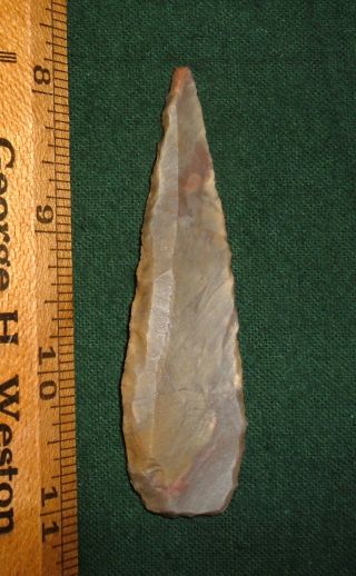 Fine Tilemsi Blade,  Sahara Neolithic Point,  Ancient African Arrowhead Aaca photo