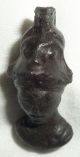 A Rare Roman Bust/steelyard Weight In The Form Of The Goddess Minerva British photo 6