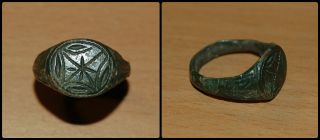 Wearable Large Medieval Ring photo
