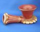 Antique Otterman ; Turkish Tophane Large Pottery Pipe.  19th.  Century. . Middle East photo 4