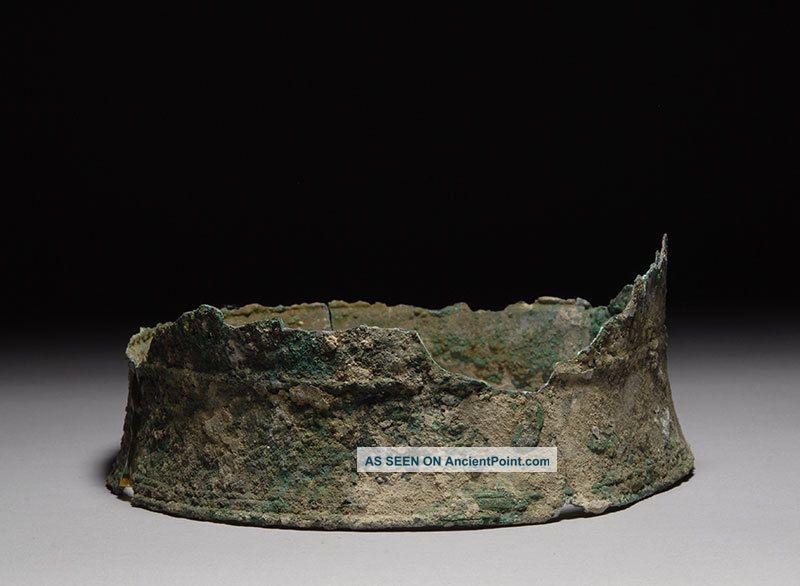 Ancient Greek Macedonian Bronze Pilos Hoplite Battle Helmet 350 B.  C. Greek photo