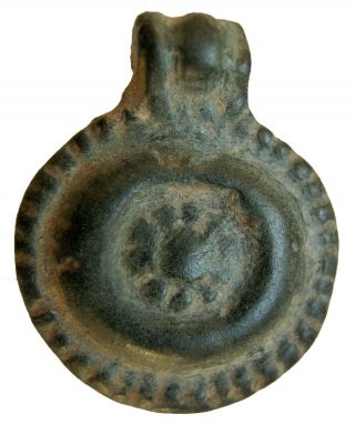 Roman Lead Amulet 17x22mm/4.  75g M - 256 photo