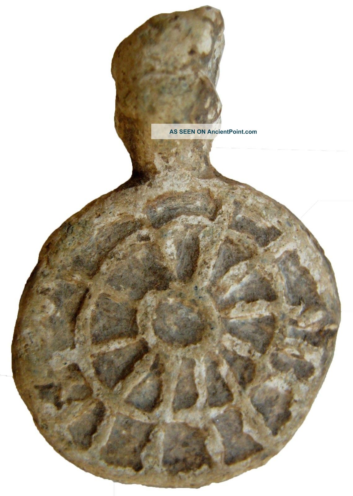 Roman Lead Amulet 20 - 25mm/ 5.  00g M - 261 Roman photo