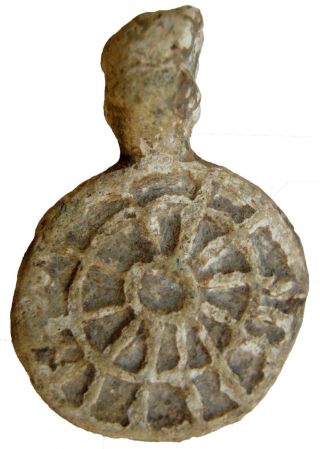 Roman Lead Amulet 20 - 25mm/ 5.  00g M - 261 photo