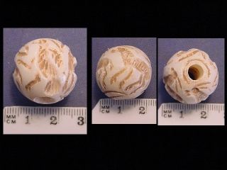 Bactrian Seal Bead Amulet (bird & Quadrupeds))  Circa 1000 - 200 B.  C. photo