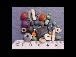 30 + Roman Beads Circa 100 - 400 A.  D. photo