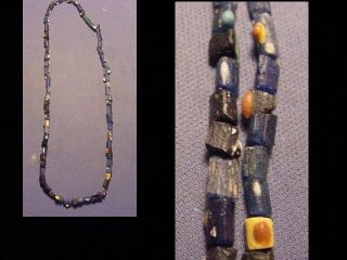 Special Offer String Roman Glass Beads Circa 100 - 400 A.  D. photo
