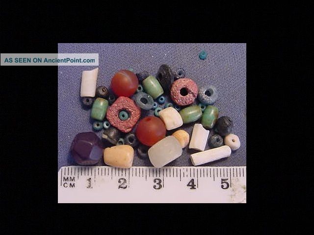 30 + Roman Beads Circa 100 - 400 A.  D. Roman photo