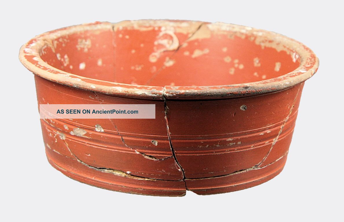 Roman Samian Ware Bowl With Planta Pedis Stamp Roman photo