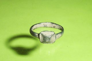 Ancient Roman Pyramid Ring Womens Us Size 4 Jewelry Old Artifact Antique Small photo