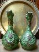 Antique 19th C.  Extrarare ' Pair ' Ottoman Islamic Turkish Canakkale Pottery Ewers Middle East photo 1
