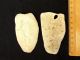 2 Neolithic Neolithique Sandstone Pendants - 6500 To 2000 Before Present - Sahara Neolithic & Paleolithic photo 3